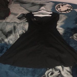 Black casual dress